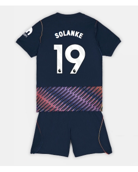 Billige Fotballdrakt Tottenham Hotspur Dominic Solanke #19 Replika Bortedraktsett Barn 2026-27 Kortermet (med bukser)
